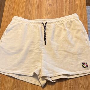 Women's Cream peloton Shorts